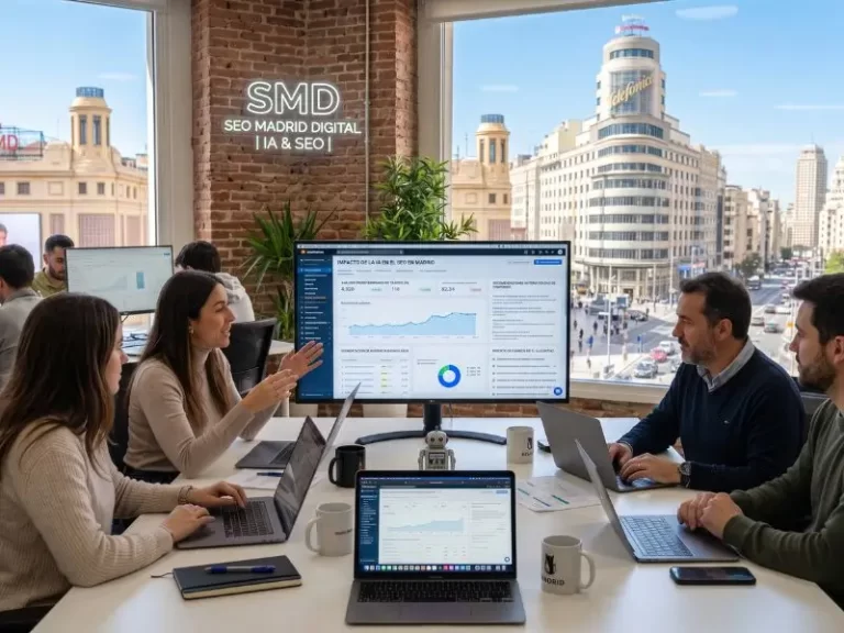 C&oacute;mo est&aacute; cambiando la inteligencia artificial el trabajo de las agencias de SEO en Madrid
